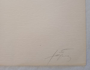 Morning Nocturn, 1970. Original signed lithograph