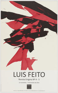 Luis FEITO. Enigma, 2015. Litografía original (cartel)