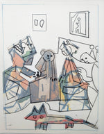 Cargar imagen en el visor de la galería, Manolo VALDÉS. El cubismo como pretexto V, 2005. Impresión digital
